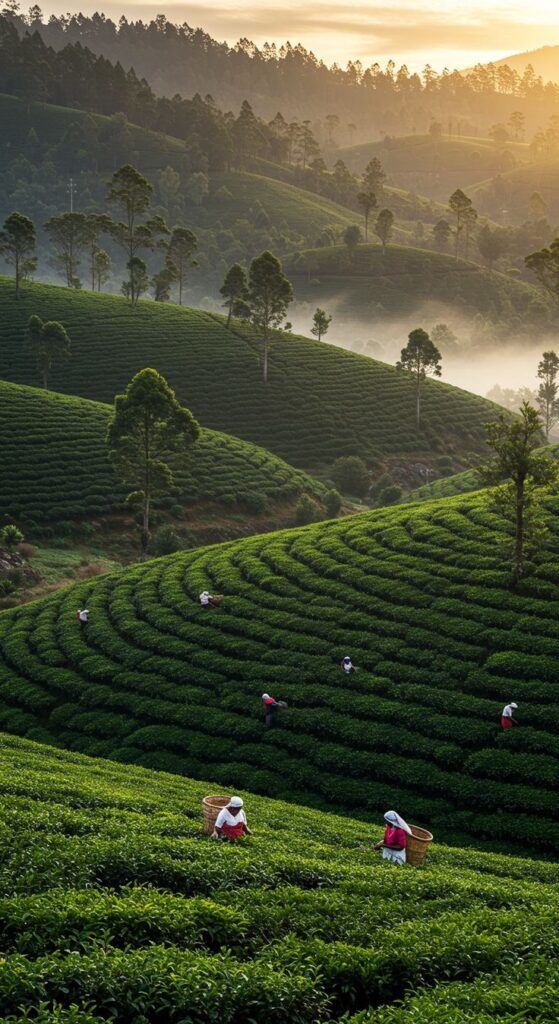 ancient ceylon tea gardens where premium tea begins traditional harvesting methods